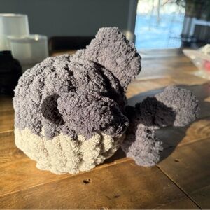 Plush Gray and Cream shark stuffed toy